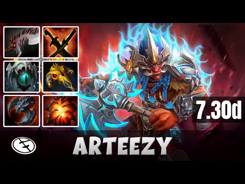 EG.Arteezy | Troll Warlord Safelane | EG vs T1 | Dota 2 Pro Gameplay - Patche 7.30d
