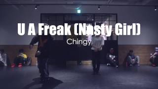 JUN "U A Freak (Nasty Girl) / Chingy "@En Dance Studio SHIBUYA