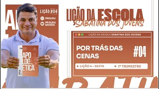 Lição da  ESCOLA SABATINA JOVEM , Sexta 23/01/2026 "Por trás das cenas" com Pr Dudu. Insta:@prdudu