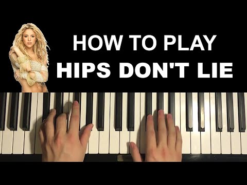 Shakira - Hips Don't Lie (Piano Tutorial Lesson)