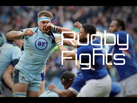 When rugby players lose control | Fight and punches compilation HD