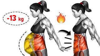 “30 Min Standing ABS Workout for Women | Lose Belly Fat Fast & Get Flat Stomach in 2 Weeks”