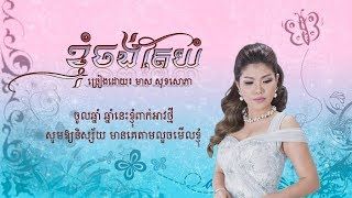 ខ្ញុំចង់តែយំ ច្រៀងដោយ មាស សុខសោភា ( Lyrics Audio )
