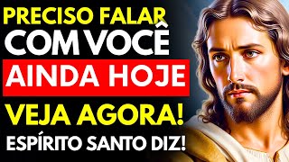 ESPÍRITO SANTO DIZ: ESTOU TENTANDO FALAR COM VOCÊ UMA ÚLTIMA VEZ...