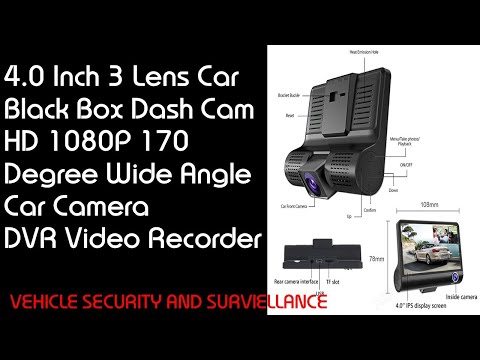 Pioneer VREC-100CH Full HD Car Dash Camera Driving Data Recorder w/ 2.7  Monitor 