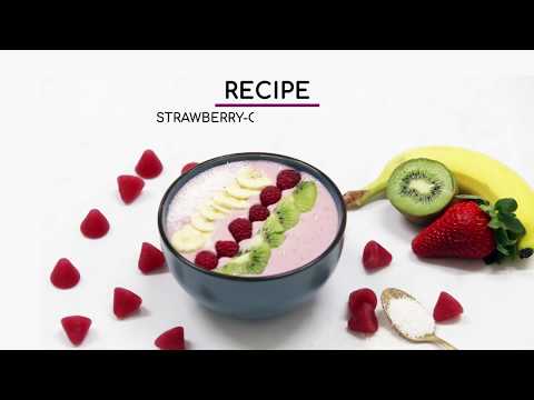 Succulent healthy recipe of Lassi Strawberry-Cuberdons⎟ Recipe QNT