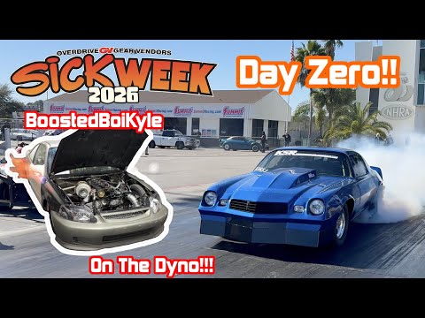 SickWeek Day 0!!! SoccerMom is the First Car Down the Track!!