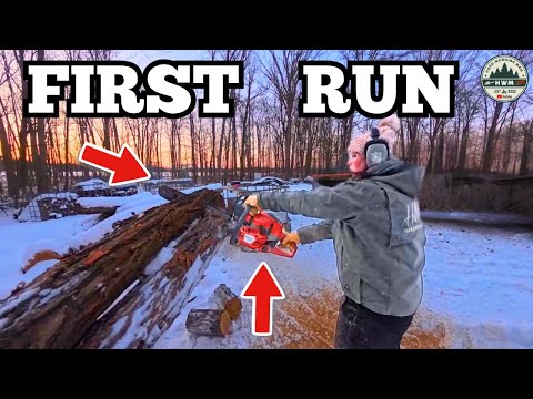 Husqvarna 564XP ERSTE RUNDE — Echter Woodyard-Test (Keine Werbung)