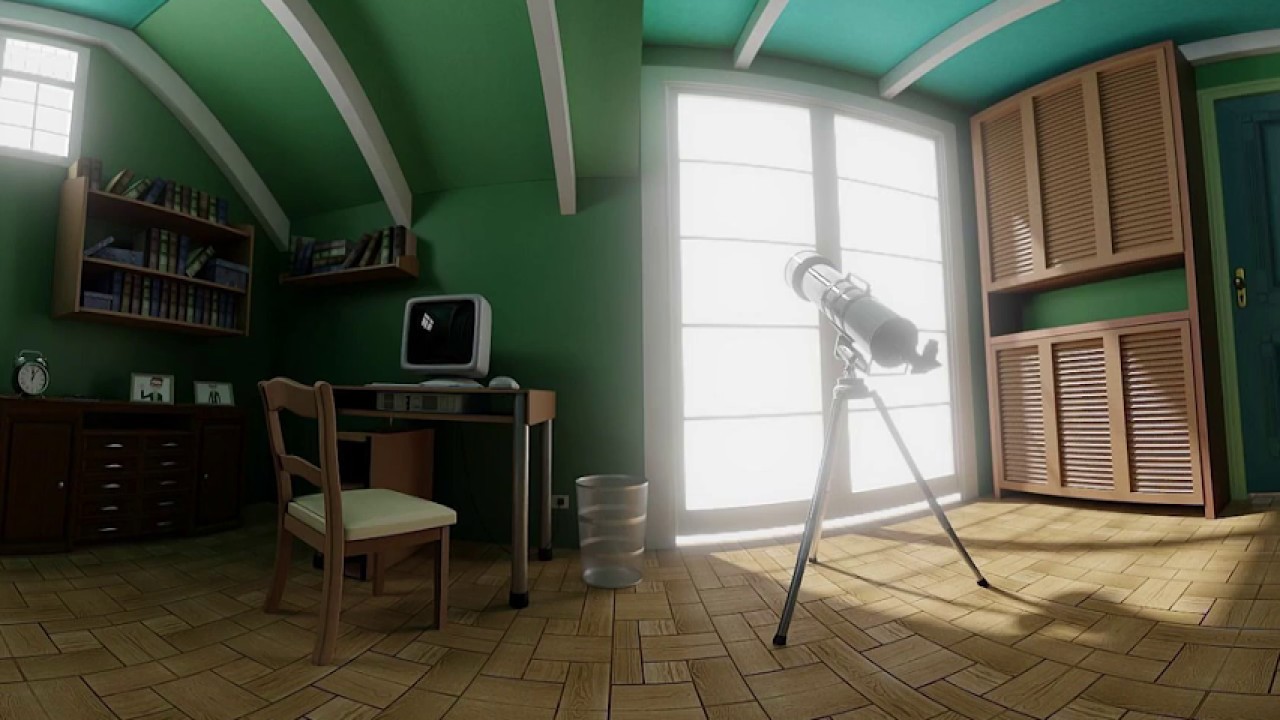 Cartoon Bedroom 3D Model
