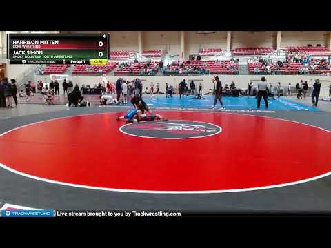 63-65 Lbs Round 1 - Harrison Mitten, CORE Wrestling Vs Jack Simon, Smoky Mountain Youth Wrestling