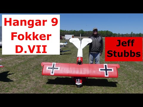 Hangar-9 Fokker D7 NGH 60 Twin at KAM Spring Fly-In 2023