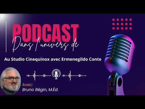 Au Studio Cinequinox avec Ermenegildo Conte