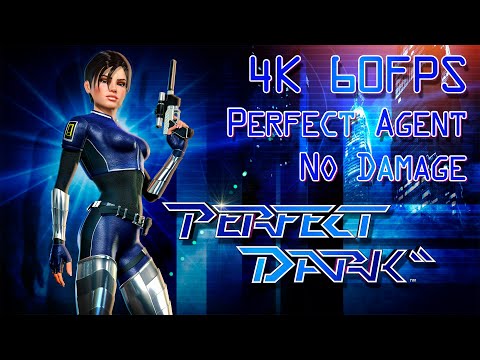Perfect Dark XBLA - Longplay - No Damage (4K 60FPS)