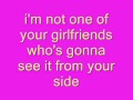 Lyrics of written all over my face by kris allen