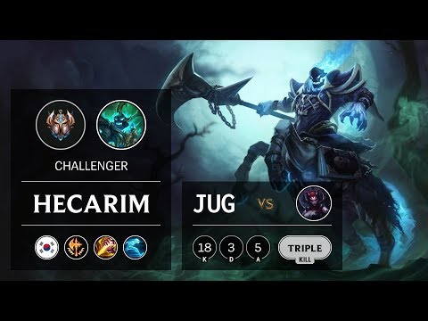 Hecarim Jungle vs Elise - KR Challenger Patch 9.8