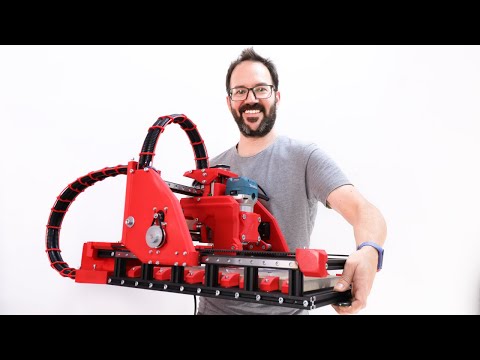 3D PRINTED CNC BUILT FROM SCRATCH CUTS METAL