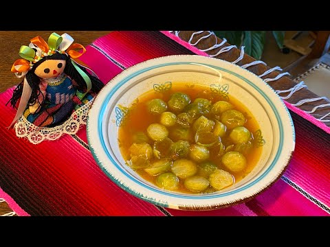 Mexikanische Rosenkohlsuppe