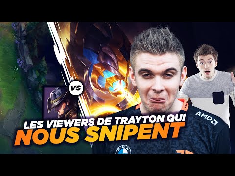 RHOBALAS x TRAYTON : LES VIEWERS DE TRAYTON QUI NOUS SNIPENT - VEL'KOZ VS TWISTED FATE | LOL FR