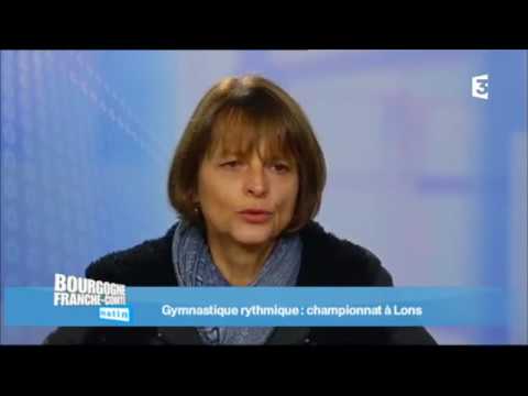 Championnat de gymnastique rythmique à Lons le Saunier