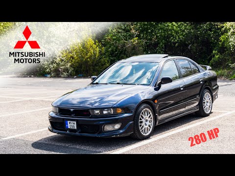 Mitsubishi Galant VR4 🚗 2.5 V6 Twin Turbo 280 HP 4WD💥 Bemutató, 0-100, #mitmegyszázon