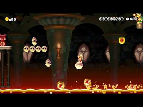 bowsers big bad castle by matthew xl ~SUPER MARIO MAKER~ NO COMMENTARY 1AP