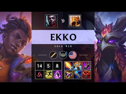 Ekko Mid vs Azir - NA Challenger Patch 25.07