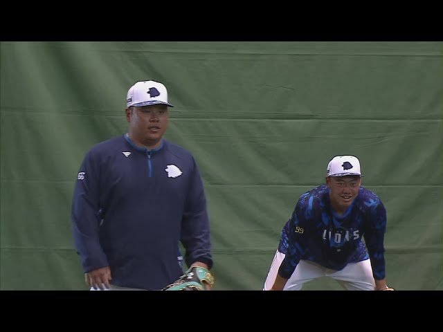 【春季キャンプ】ライオンズ・渡部健人・村田怜音 大砲候補の2人が守備練習で汗を流す!! 2025年2月16日 埼玉西武ライオンズ