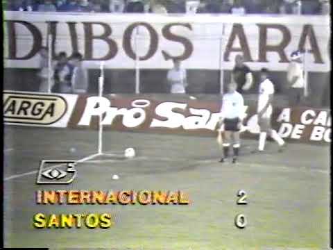 Campeonato paulista 1986 semi finais. Internacional x Santos, segunda parte.