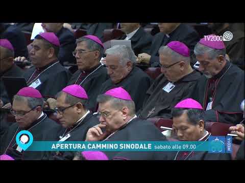 Apertura Cammino Sinodale - Sabato 9 ottobre ore 9 su Tv2000