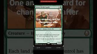 Urdragon/Umori changelings getting new cards is always good #commander #mtg #avatarthelastairbender