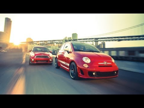 2012 Fiat 500 Abarth vs Mini John Cooper Works