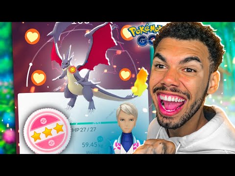 MEGA CHARIZARD Y SHINY 100% BEST BUDDY COM QUASE 4.000 CP - POKEMON GO | Cris |
