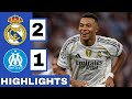 ️Real Madrid Vs Marseille 2 1 Extended HIGHLIGHTS UEFA Champions League