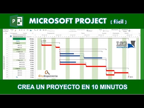 Ms Project - Create a Project in 10 Minutes