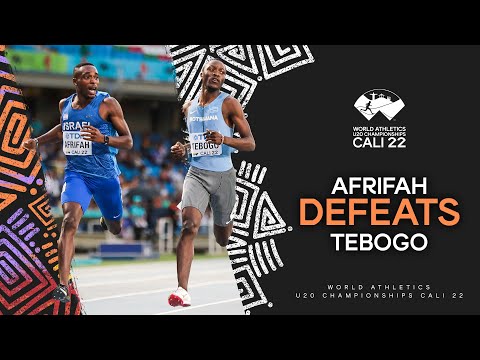 Afrifah surprises Tebogo to win 200m gold in 19.96 | World Athletics U20 Championships Cali 2022