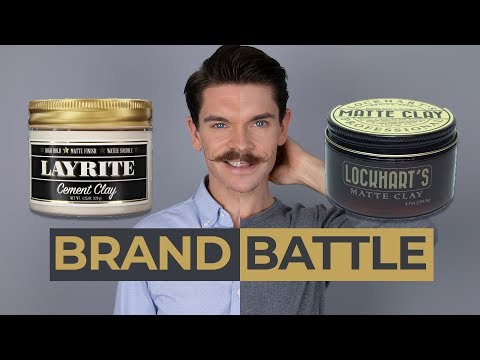 Layrite Cement Clay vs. Lockhart's Matte Clay | Brand...