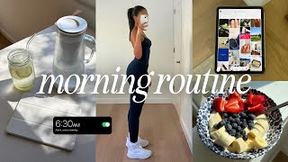 SUMMER MORNING ROUTINE | Cozy, Productive, Healthy Habits