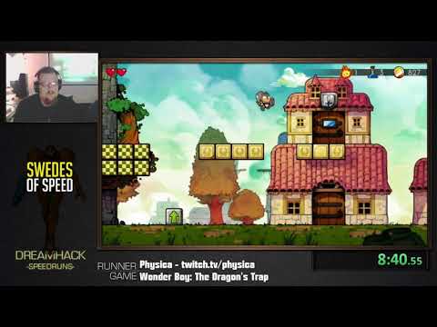 DreamHack Summer 2018 Speedruns! Wonder Boy: The Dragon's Trap by Physica