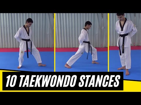 10 Taekwondo Basic Stances in Traditional Taekwondo (Poomsae)