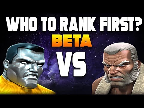 Who To Rank? Old Man Logan or Colossus When Buffs Go Live? | Marvel Contest of Champions