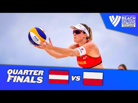 Schützenhöfer/Plesiutschnig vs. Gruszczynska/Wachowicz - 1/4 Final Highlights Maldives #BeachProTour
