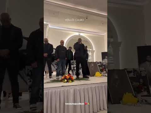 Images de la Veillée funèbre du rappeur Calbo d'Arsenik (8.01.2026)
