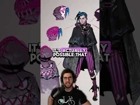 You didn't know all these Jinx Details #shorts #arcane #leagueoflegends #Vi #jinx