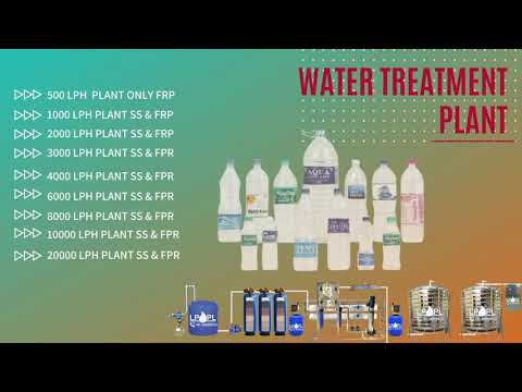 Mineral Packaged Drinking Water Plant