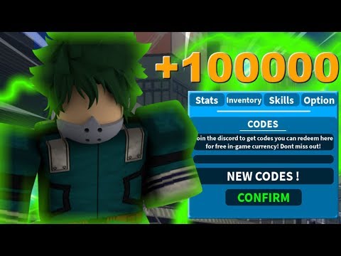 100000 Usd 100000 Nuovi Codici Boku No Roblox Rimasterizzato - new 270k code boku no roblox update explosion revamped youtube