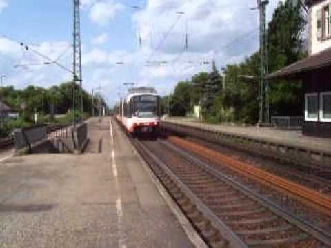 AVG Stadtbahn in Ettlingen West