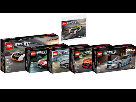 All LEGO Speed Champions Sets 2023 Compilation/Collection Speed Build