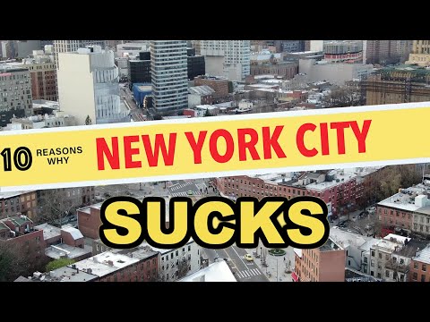 Part of a video titled 10 Reasons Why You Should NEVER Move to New York City - YouTube