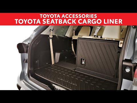 Toyota Seatback Cargo Liner available at North London Toyota | Toyota Accessories