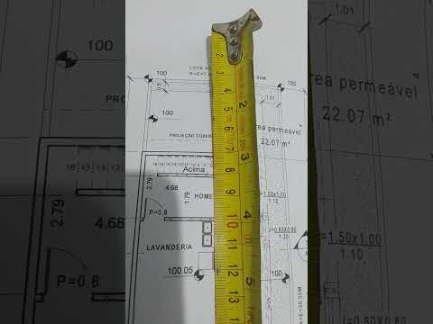 como tirar medida do papel com trena #obra #construcao #dicasdeobra